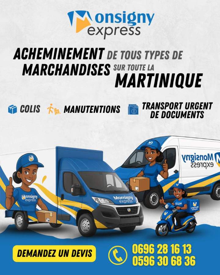 Livraison express Martinique