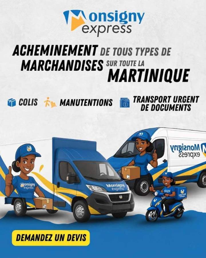 Livraison express Martinique